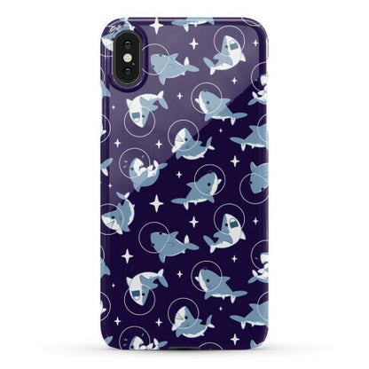 Space Shark Pattern Phone Case