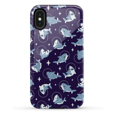Space Shark Pattern Phone Case