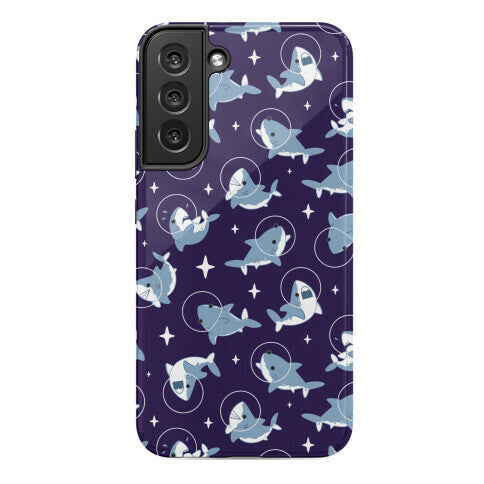 Space Shark Pattern Phone Case