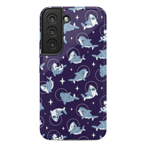 Space Shark Pattern Phone Case