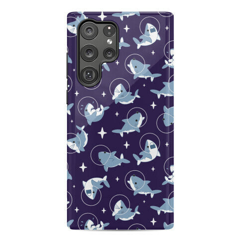 Space Shark Pattern Phone Case