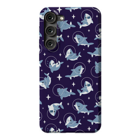 Space Shark Pattern Phone Case