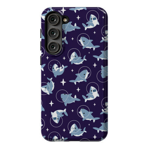 Space Shark Pattern Phone Case