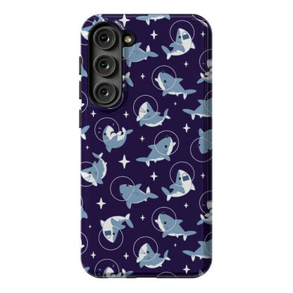 Space Shark Pattern Phone Case
