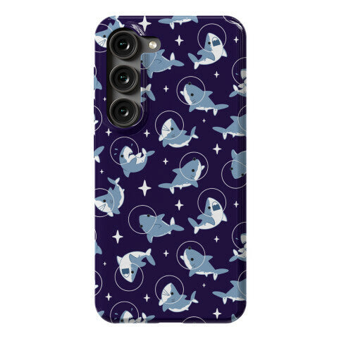 Space Shark Pattern Phone Case