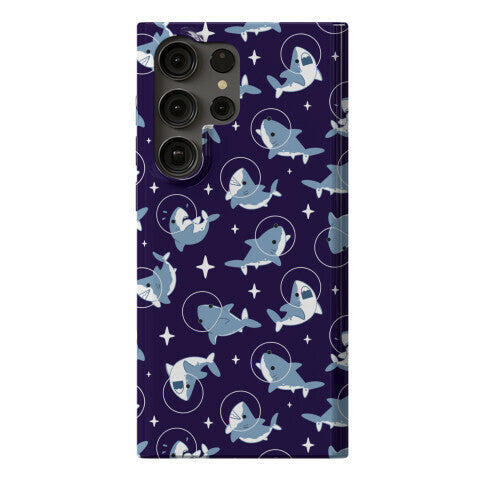 Space Shark Pattern Phone Case