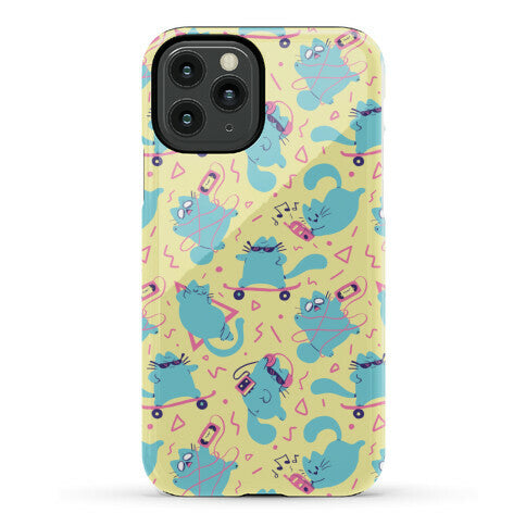 90's Cats Pattern Phone Case