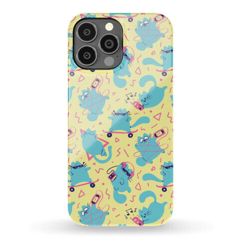 90's Cats Pattern Phone Case