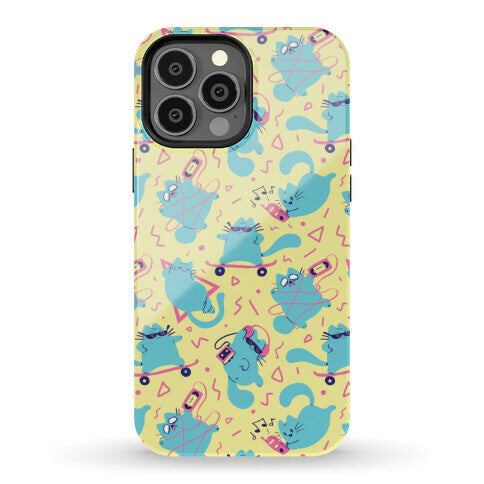 90's Cats Pattern Phone Case