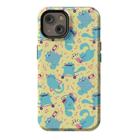 90's Cats Pattern Phone Case