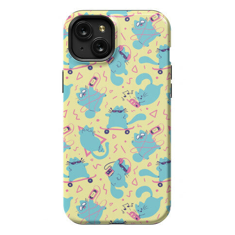 90's Cats Pattern Phone Case