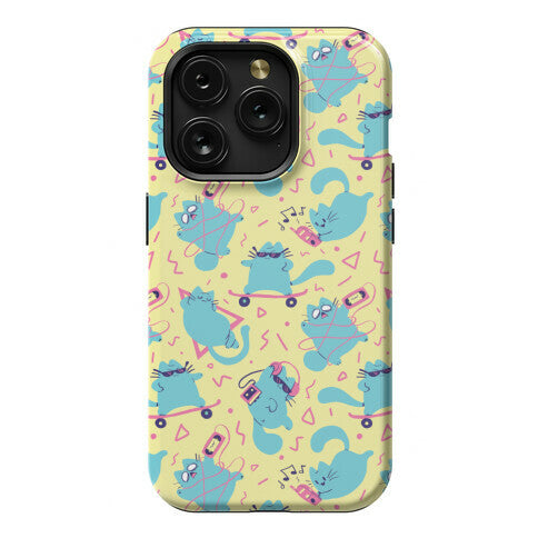 90's Cats Pattern Phone Case