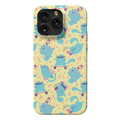 90's Cats Pattern Phone Case