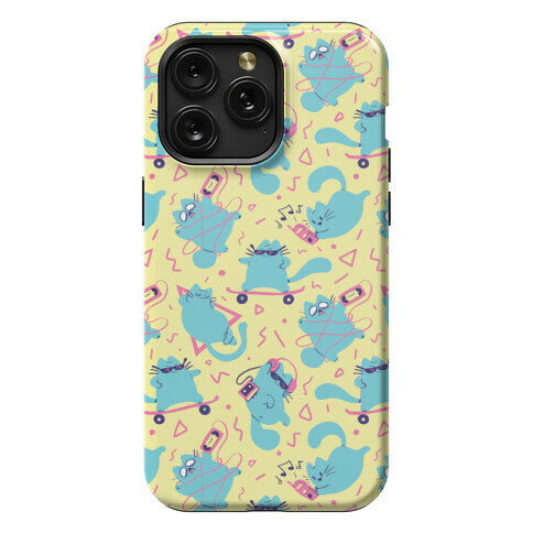 90's Cats Pattern Phone Case