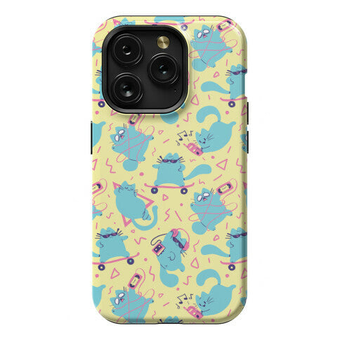 90's Cats Pattern Phone Case