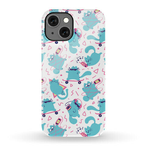 90's Cats Pattern Phone Case