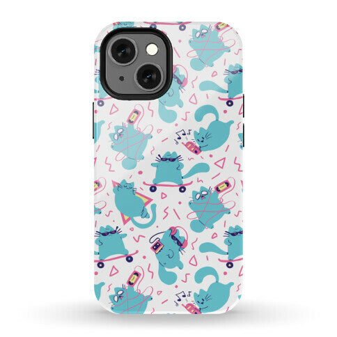 90's Cats Pattern Phone Case