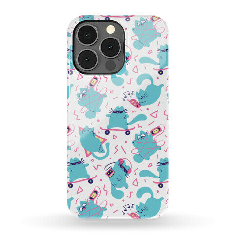 90's Cats Pattern Phone Case