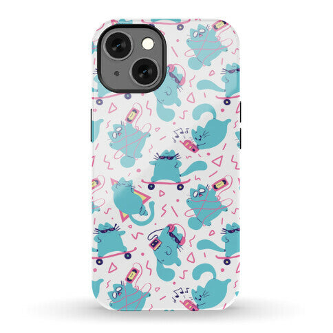 90's Cats Pattern Phone Case