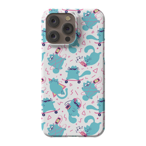 90's Cats Pattern Phone Case