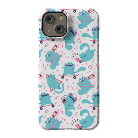 90's Cats Pattern Phone Case