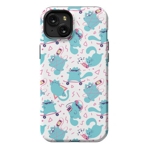 90's Cats Pattern Phone Case