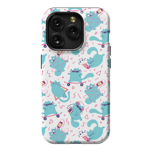 90's Cats Pattern Phone Case