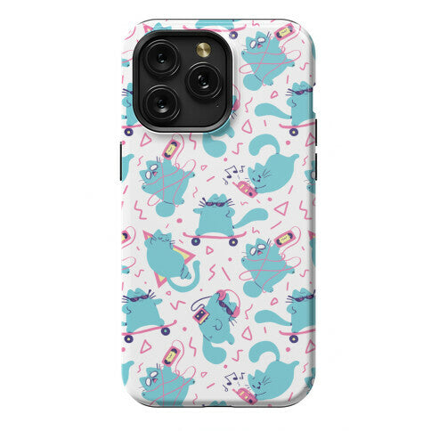 90's Cats Pattern Phone Case