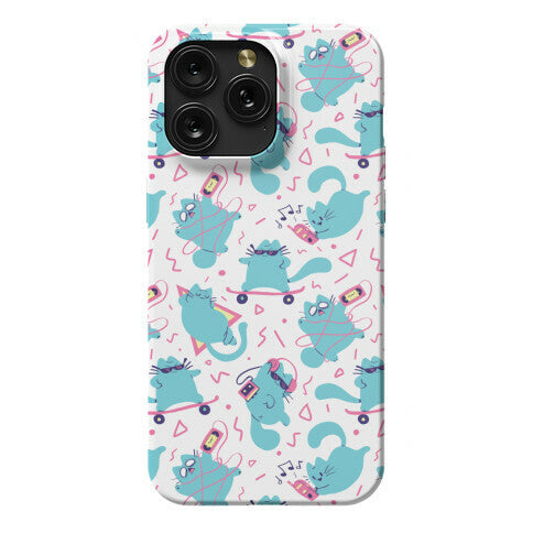 90's Cats Pattern Phone Case