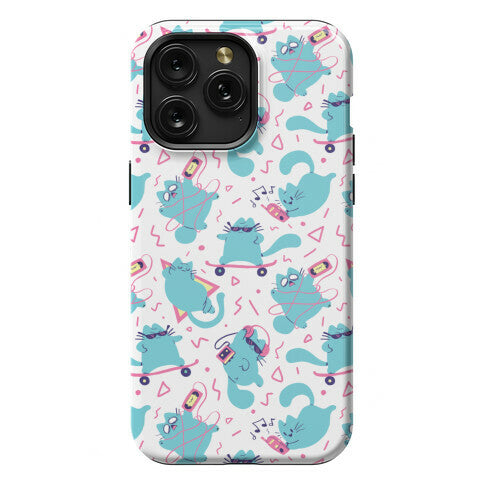 90's Cats Pattern Phone Case