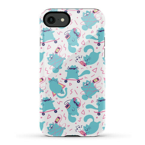 90's Cats Pattern Phone Case