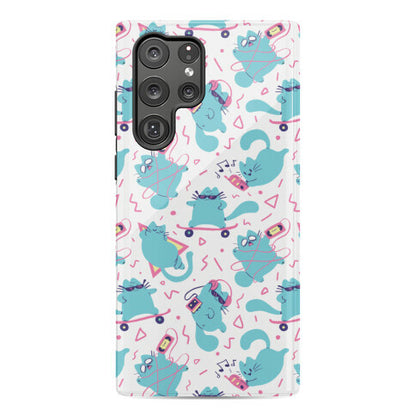 90's Cats Pattern Phone Case