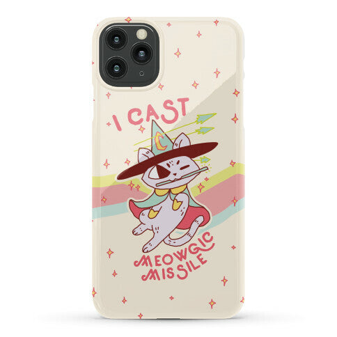 I Cast Meowgic Missile  Phone Case