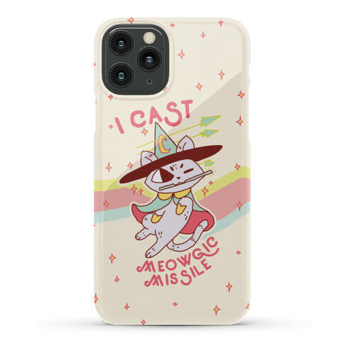 I Cast Meowgic Missile  Phone Case