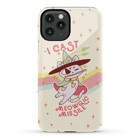 I Cast Meowgic Missile  Phone Case