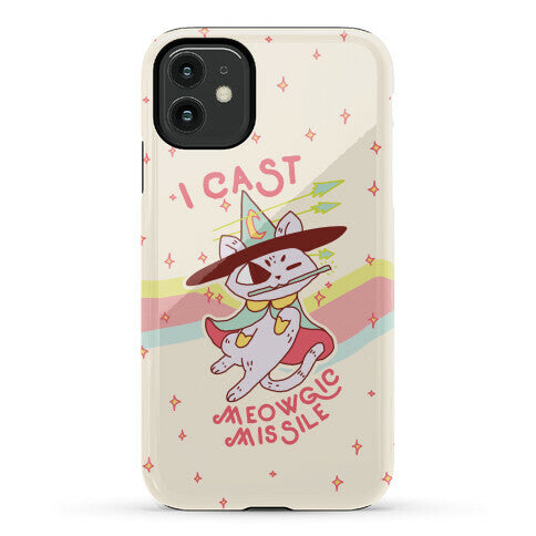 I Cast Meowgic Missile  Phone Case