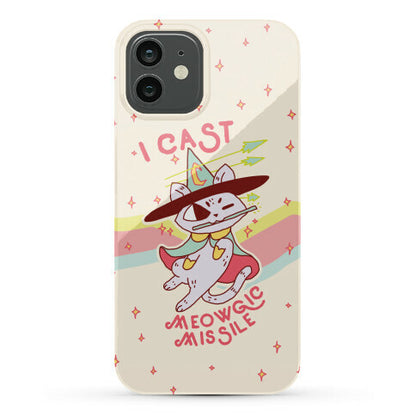 I Cast Meowgic Missile  Phone Case