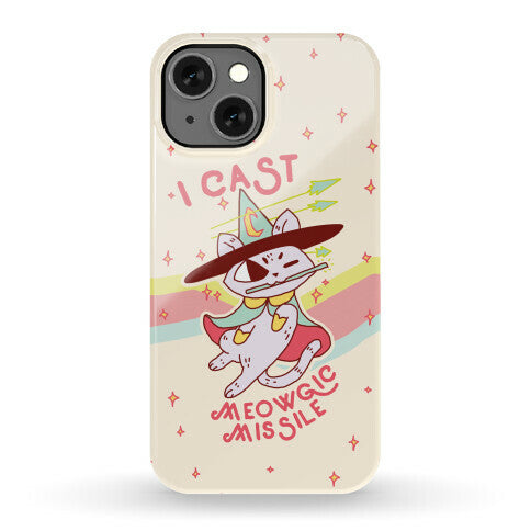 I Cast Meowgic Missile  Phone Case