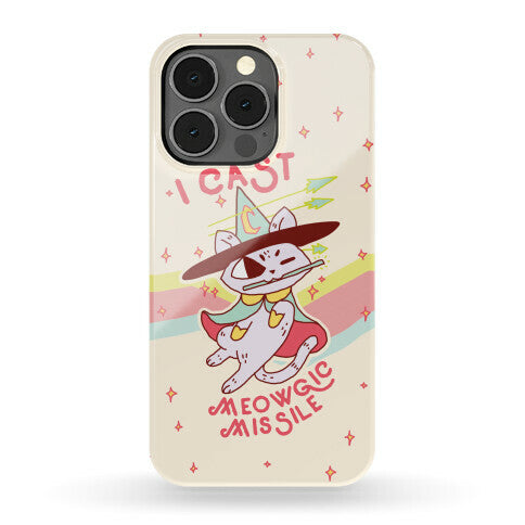 I Cast Meowgic Missile  Phone Case
