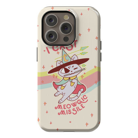I Cast Meowgic Missile  Phone Case