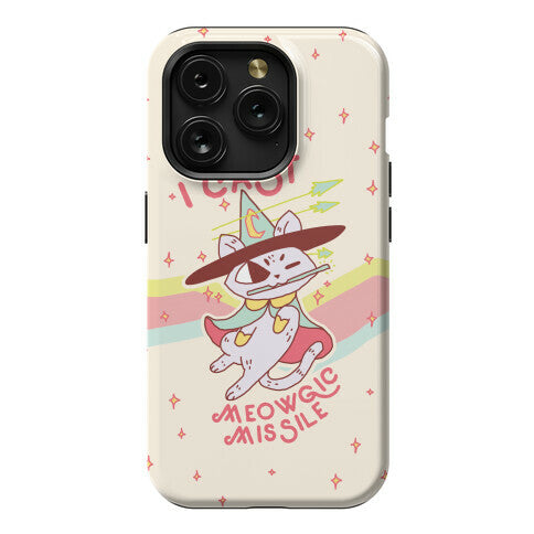 I Cast Meowgic Missile  Phone Case