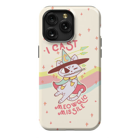 I Cast Meowgic Missile  Phone Case