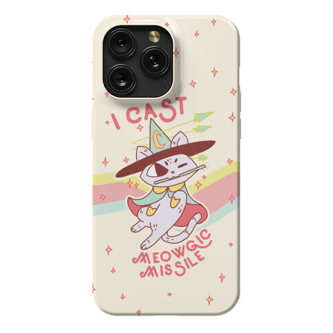 I Cast Meowgic Missile  Phone Case