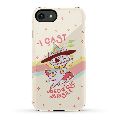 I Cast Meowgic Missile  Phone Case