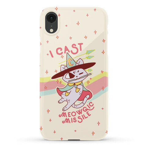 I Cast Meowgic Missile  Phone Case