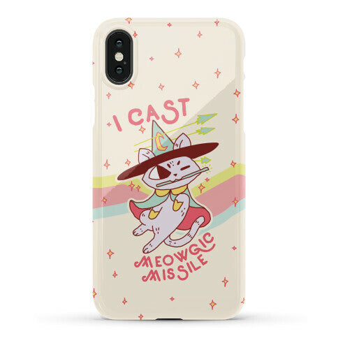 I Cast Meowgic Missile  Phone Case