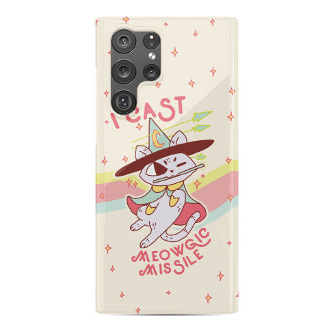 I Cast Meowgic Missile  Phone Case
