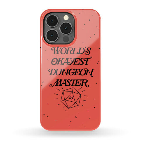 World's Okayest Dungeon Master Phone Case