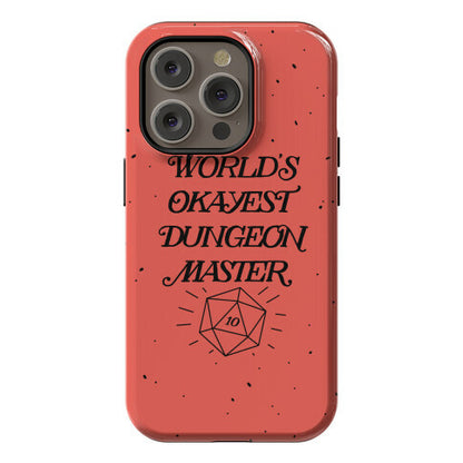 World's Okayest Dungeon Master Phone Case