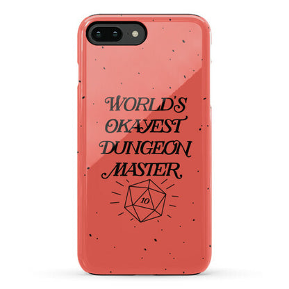 World's Okayest Dungeon Master Phone Case